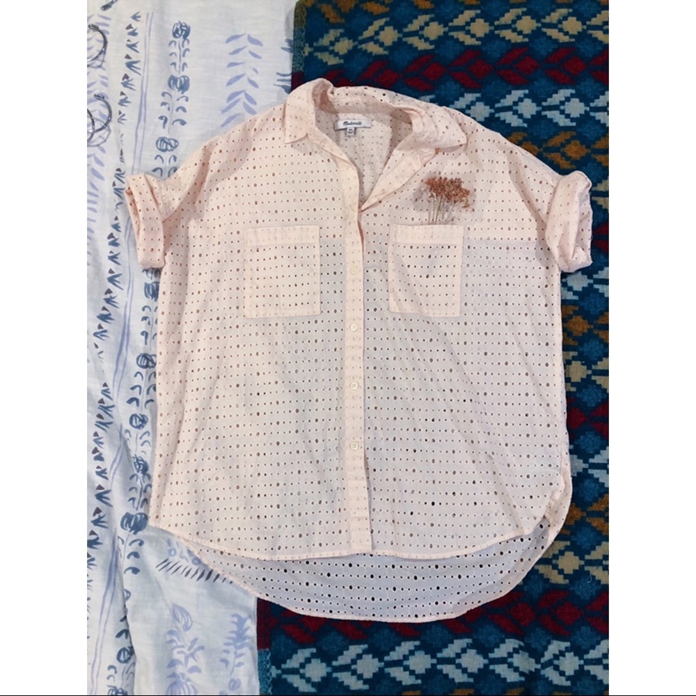Madewell Eyelet Courier Shirt
